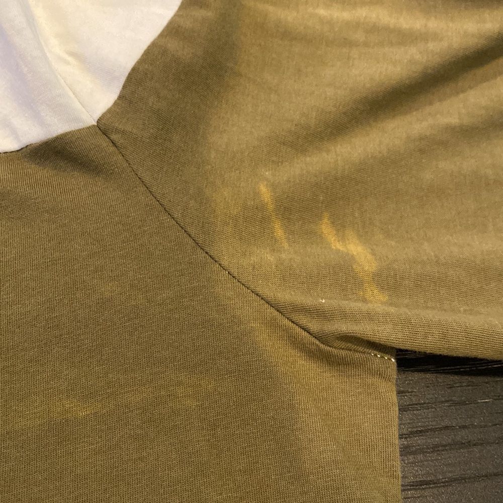 Helmut Lang Large Long-Sleeve Color-Block Logo Gr… - image 6